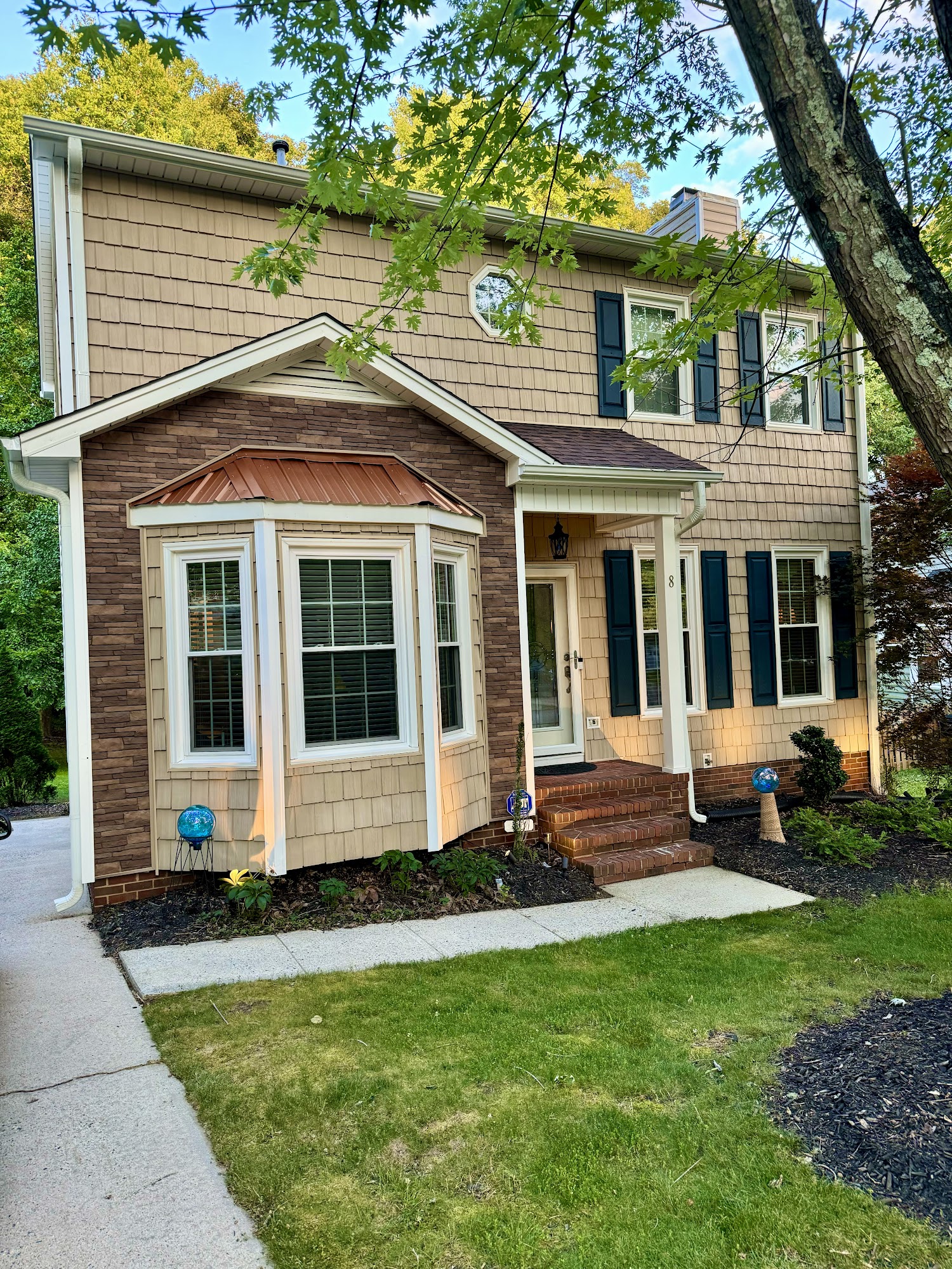 Clean, well-maintained home exterior in the Tryon area of North Carolina