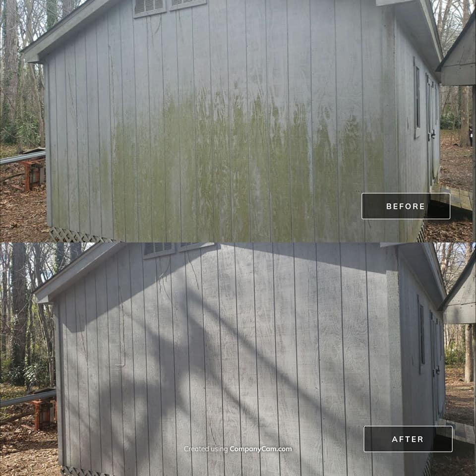 How Soft Washing Removes Mold, Mildew & Algae — Redeemed Pro Wash exterior cleaning guide