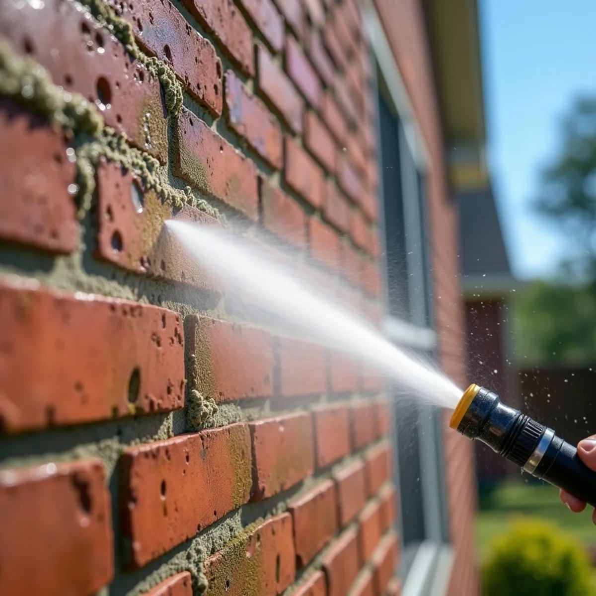 Brick Cleaning service by Redeemed Pro Wash in North Carolina