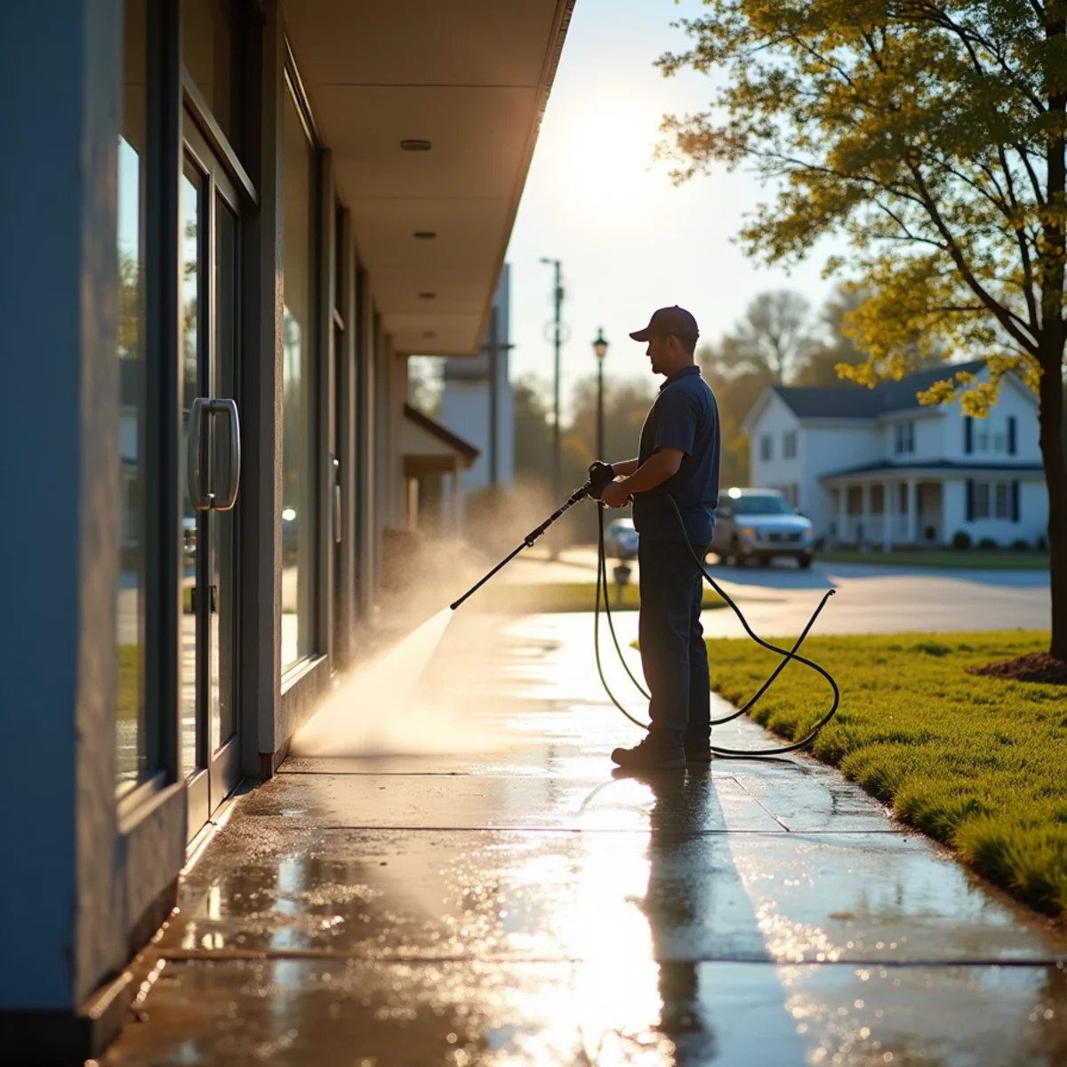 Commercial Pressure Washing service by Redeemed Pro Wash in North Carolina