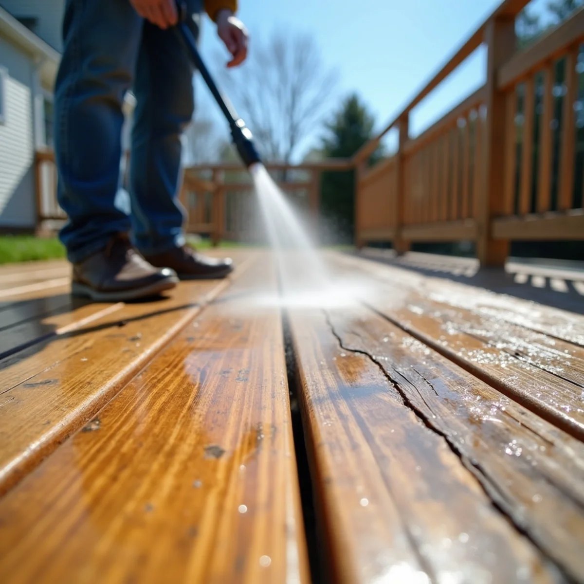 Deck Cleaning service by Redeemed Pro Wash in North Carolina