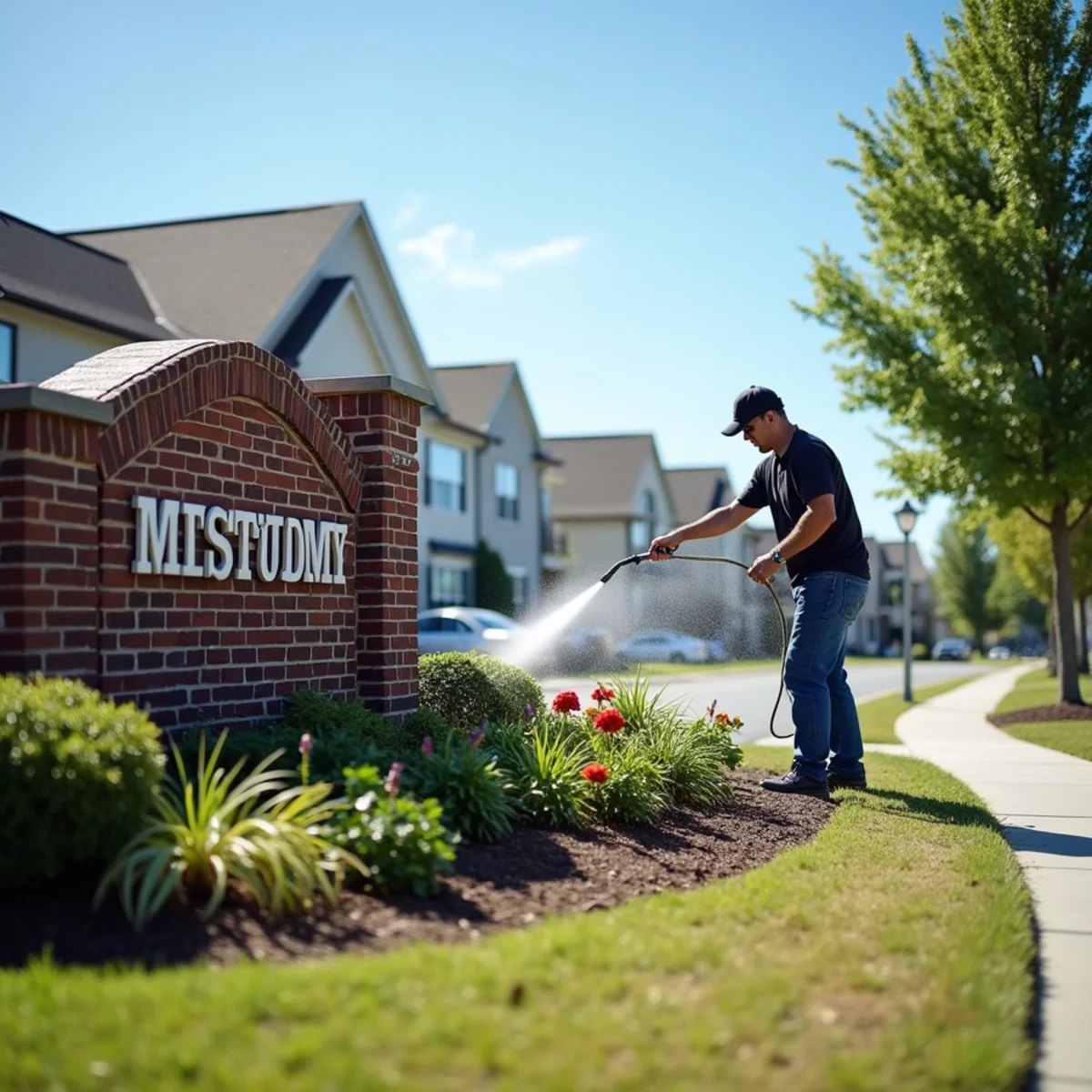 HOA & Property Maintenance service by Redeemed Pro Wash in North Carolina