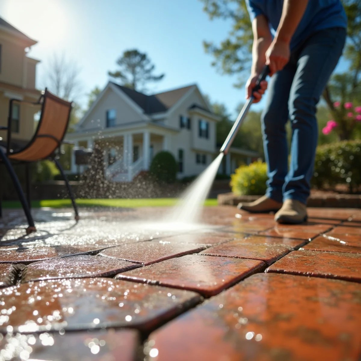 Patio Cleaning service by Redeemed Pro Wash in North Carolina