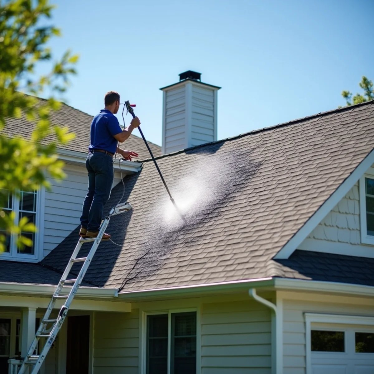 Roof Cleaning service by Redeemed Pro Wash in North Carolina