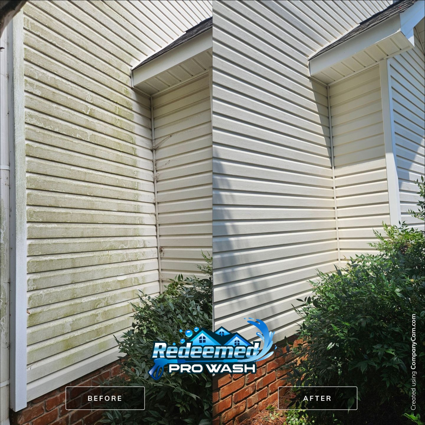 House Washing by Redeemed Pro Wash in North Carolina